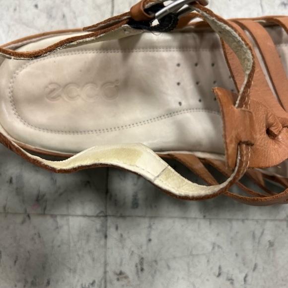 Ecco ladies sandals brown - Picture 6 of 8